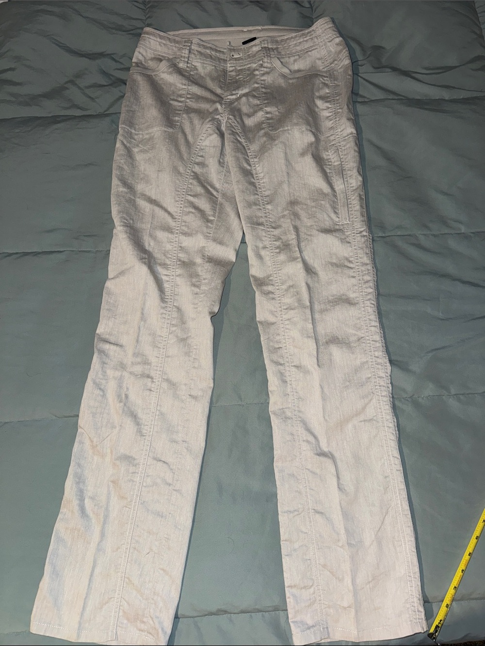 Kuhl Off-White Wide-Leg Flare Jeans